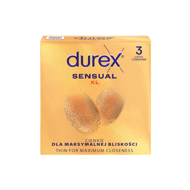 DUREX SENSUAL XL, prezervatyvai, 3 vnt. paveikslėlis