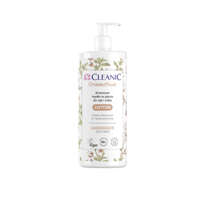CLEANIC COTTON, skystas muilas, 500ml