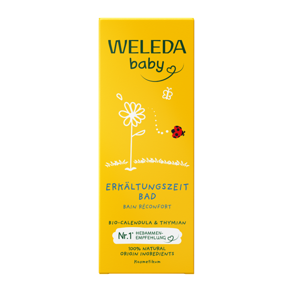 WELEDA CALENDULA, Cold Time Bath, priemonė vonelei, 75ml paveikslėlis