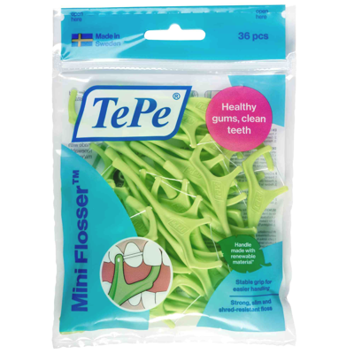 TEPE MINI FLOSSER, tarpdančių valiklis, 36 vnt. paveikslėlis