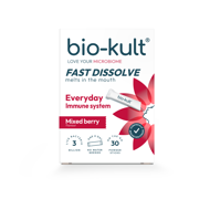 BIO-KULT EVERYDAY IMMUNE, burnoje greitai tirpstantys milteliai, uogų skonio, 30 paketėlių paveikslėlis