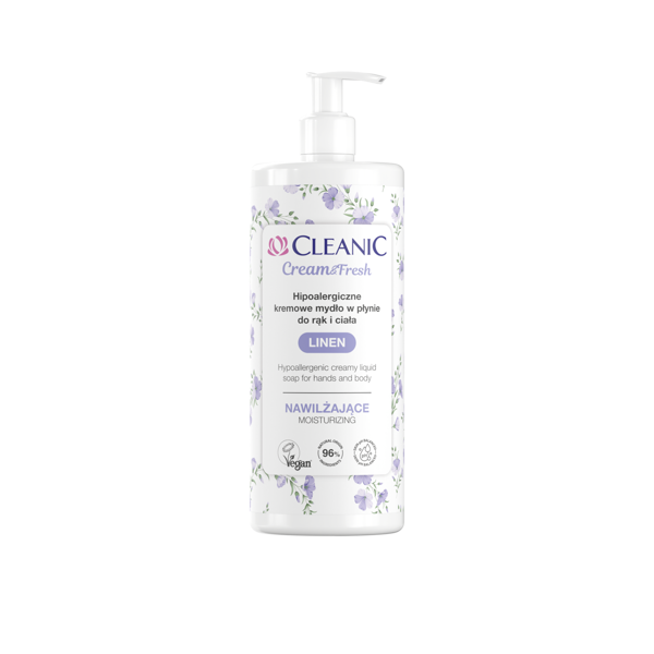 CLEANIC LINEN, hipoalerginis skystas muilas, 500ml