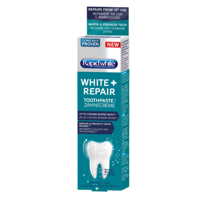 RAPID WHITE, Ultra White + Repair, dantų pasta, 75 ml paveikslėlis
