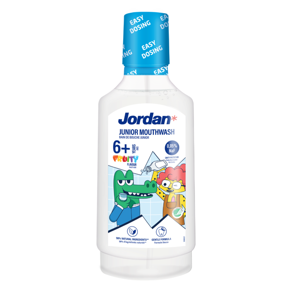 JORDAN, Junior, burnos skalavimo skystis, vaikiškas (6m+), 500 ml paveikslėlis