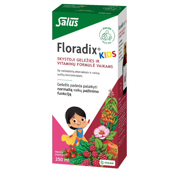 FLORADIX KIDS, skystosios geležies formulė, 250 ml paveikslėlis