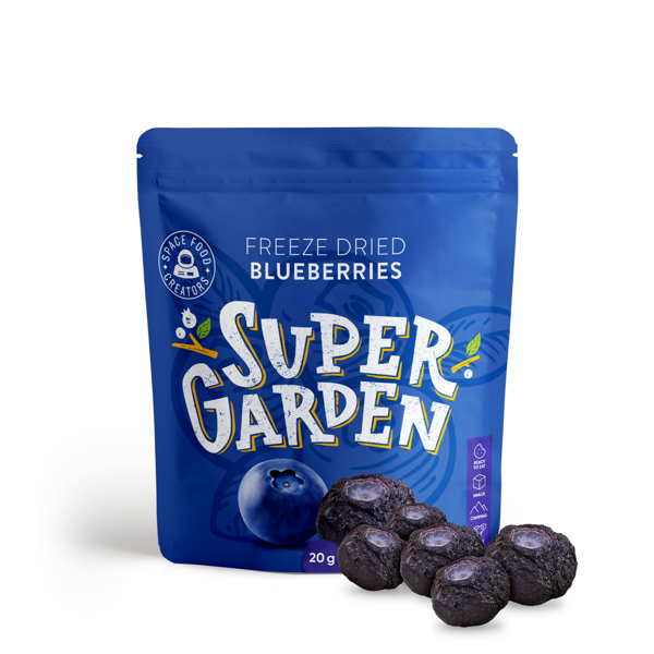 SUPERGARDEN šaltyje džiovintos šilauogės, 20g