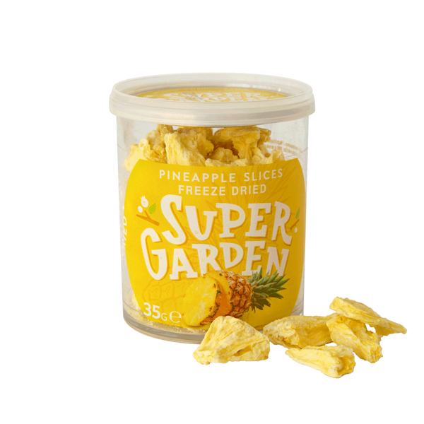SUPERGARDEN, ananasai juostelėmis, džiovinti šaltyje