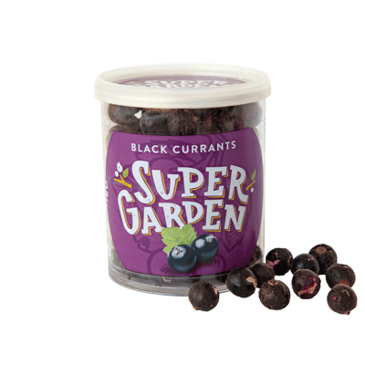 SUPERGARDEN, juodieji serbentai, džiovinti šaltyje