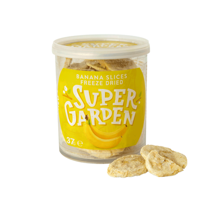 SUPERGARDEN, bananai, džiovinti šaltyje