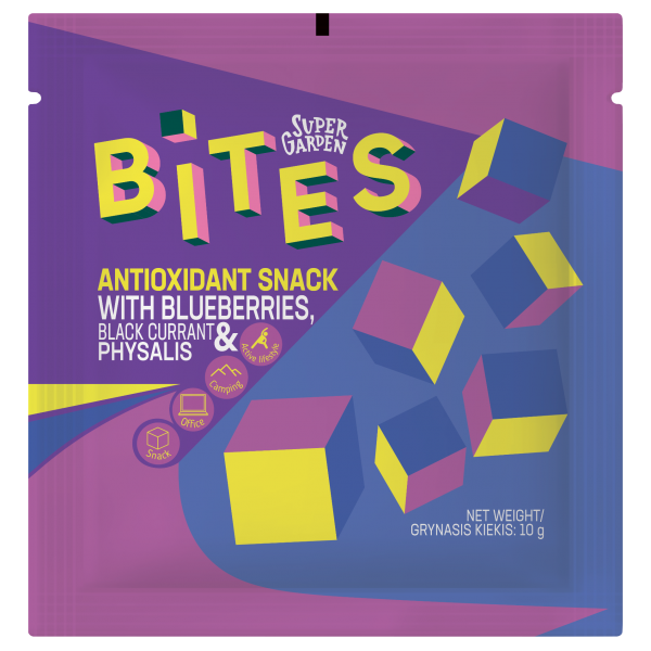 SUPERGARDEN BITES ANTIOKSIDANTINIS UŽKANDIS