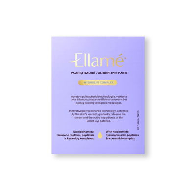 ELLAME, HYDROLIFT COMPLEX paakių kaukė, 1 pora paveikslėlis