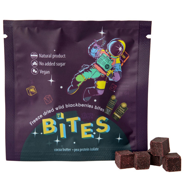 SUPERGARDEN BITES liofilizuoti užkandžiai su gervuogėmis