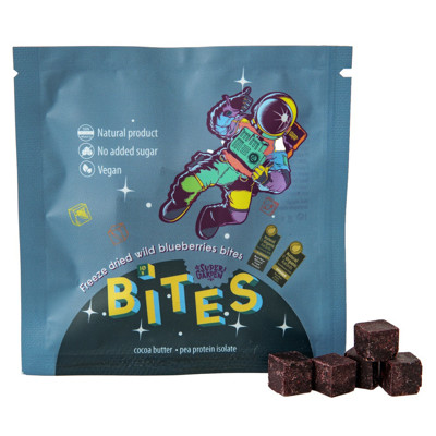SUPERGARDEN BITES liofilizuoti užkandžiai su mėlynėmis