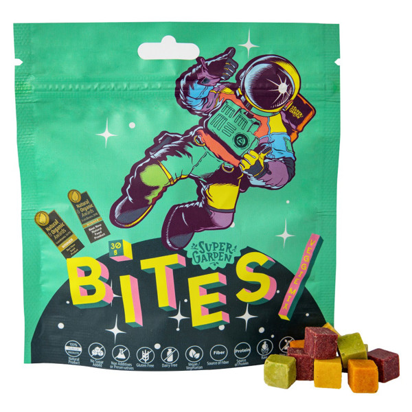 SUPERGARDEN BITES  liofilizuoti daržovių užkandžiai