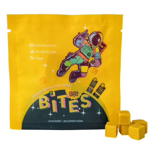 SUPERGARDEN BITES liofilizuoti užkandžiai su kukurūzais