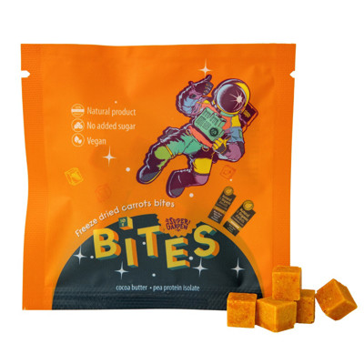 SUPERGARDEN BITES liofilizuoti užkandžiai su morkomis