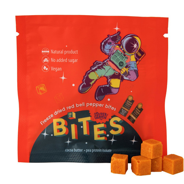 SUPERGARDEN BITES iofilizuoti užkandžiai su paprikomis