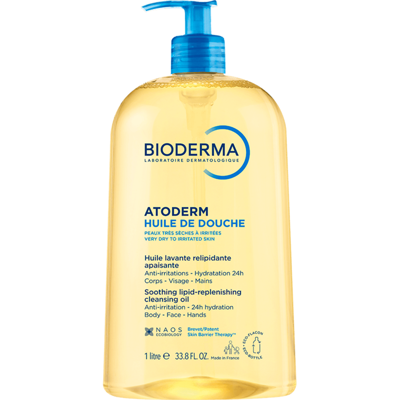 BIODERMA ATODERM HUILE DE DOUCHE, dušo aliejus, 1 L paveikslėlis