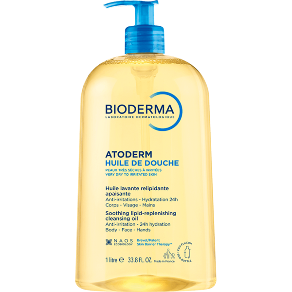 BIODERMA ATODERM HUILE DE DOUCHE, dušo aliejus, 1 L paveikslėlis