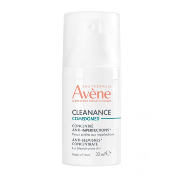 AVENE CLEANANCE COMEDOMED, koncentruota priemonė aknės ir odos nelygumų pažeistai odai prižiūrėti, 30ml paveikslėlis