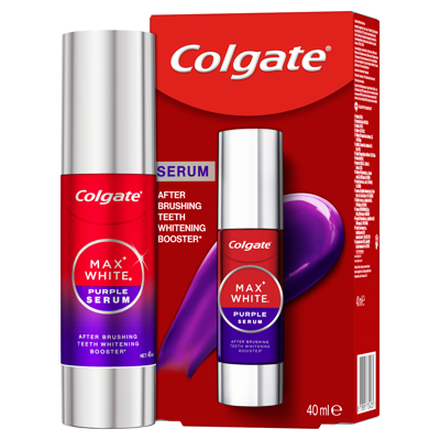 COLGATE, MAX WHITE PURPLE SERUM, 40ml paveikslėlis