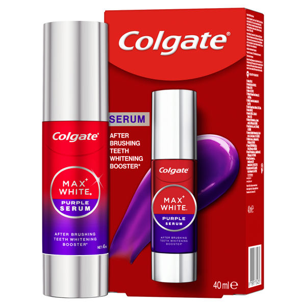 COLGATE, MAX WHITE PURPLE SERUM, 40ml paveikslėlis