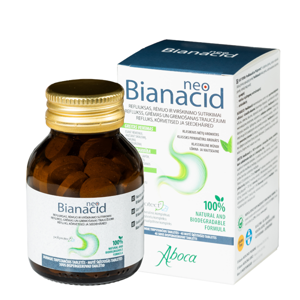 NEOBIANACID, burnoje tirpstančios tabletės, N45 paveikslėlis