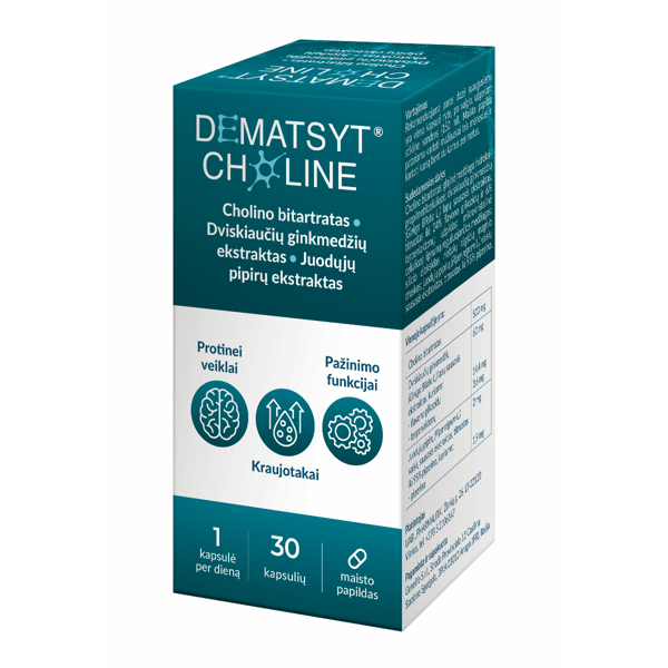 DEMATSYT CHOLINE, 30 kapsulių paveikslėlis DEMATSYT CHOLINE, 30 kapsulių paveikslėlis