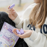 STAR CANDIES Šaltyje džiovinti grietinėlės ir mėlynių skonio ledai, 50g