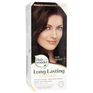 HAIRWONDER Ilgalaikiai plaukų dažai su 9 ekologiškais ekstraktais, spalva šilta ruda 4.45, 100 ml paveikslėlis