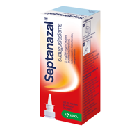 SEPTANAZAL, 1 mg/50 mg/ml, nosies purškalas (tirpalas), suaugusiesiems, 10 ml paveikslėlis