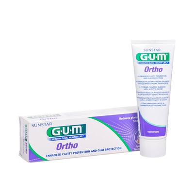 GUM ORTHO, dantų pasta-gelis, 75 ml paveikslėlis
