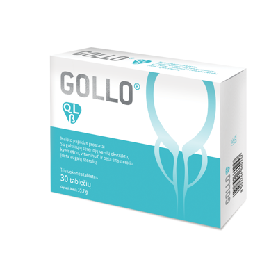 GOLLO, kompleksas prostatai, 30 tablečių paveikslėlis