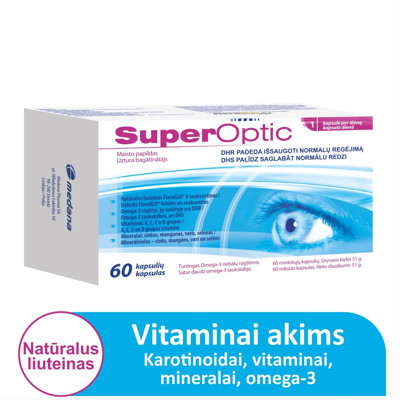 SUPEROPTIC, 60 kapsulių paveikslėlis
