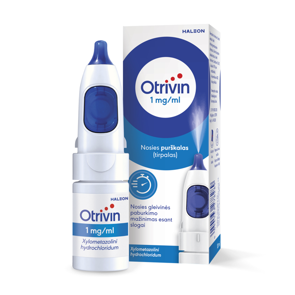 OTRIVIN MD, 0.1%, nosies purškalas pompa, 10ml paveikslėlis
