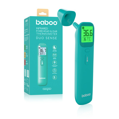 BABOO® infraraudonųjų spindulių termometras Duo Sense, 3+ mėn