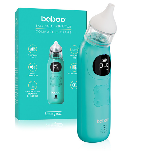 BABOO® kūdikių nosies aspiratorius Comfort Breathe, 0+ mėn