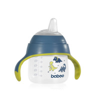 BABOO® gertuvė su silikoniniu snapeliu, Blue Haze, 6+ mėn