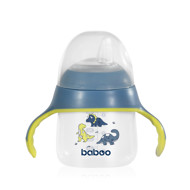 BABOO® gertuvė su silikoniniu snapeliu, Blue Haze, 6+ mėn