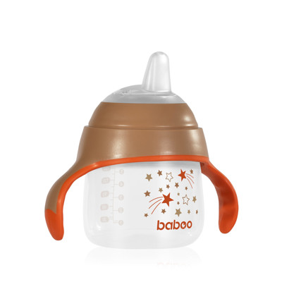 BABOO® gertuvė su silikoniniu snapeliu, Au Naturale, 6+ mėn