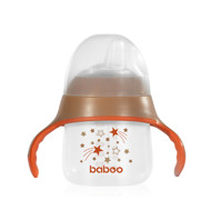 BABOO® gertuvė su silikoniniu snapeliu, Au Naturale, 6+ mėn