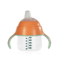 BABOO® gertuvė su silikoniniu snapeliu, Peachy Keen, 6+ mėn