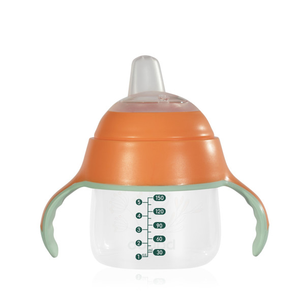 BABOO® gertuvė su silikoniniu snapeliu, Peachy Keen, 6+ mėn