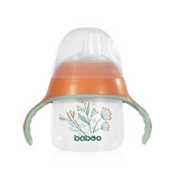 BABOO® gertuvė su silikoniniu snapeliu, Peachy Keen, 6+ mėn