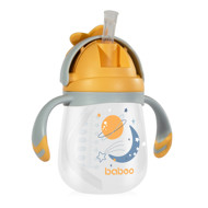 BABOO® gertuvė su silikoniniu šiaudeliu, Blue Haze, 9+ mėn BABOO® gertuvė su silikoniniu šiaudeliu, Blue Haze, 9+ mėn