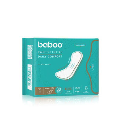 Baboo higieniniai kasdieniai įklotai, 30 vnt, 1 dydis