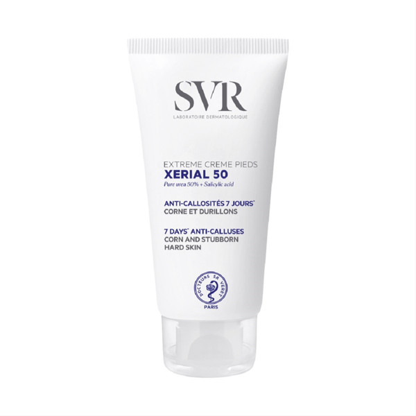 SVR XERIAL 50 EXTREME CRÈME PIEDS, intensyvaus poveikio kojų kremas su šlapalu 50 % suragėjusios odos minkštinimui , 50 ml paveikslėlis