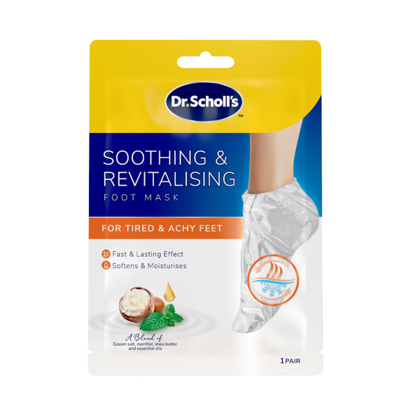 SCHOLL, raminanti ir atgaivinanti pėdų kaukė, pavargusioms, skaudan2ioms pėdoms, 6 vnt. paveikslėlis