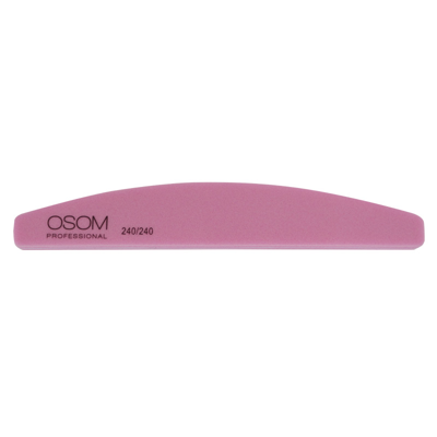 Osom Dildė nagų poliravimui Osom Professional, Half Moon Shape, rožinė, SD1793240240 240/240, 1 vnt