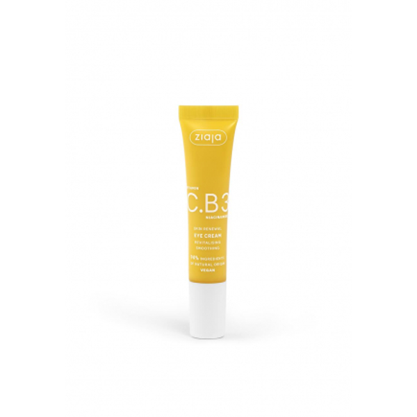 ZIAJA VITAMIN C.B3 ODĄ ATNAUJINANTIS PAAKIŲ KREMAS, 15 ml